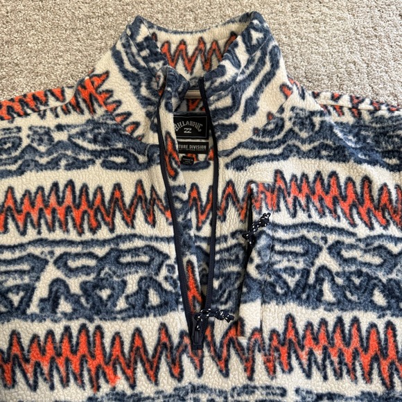 Billabong Adventure Division Fleece 1/4 Zip Pullover Men's Medium Southwestern - Picture 3 of 11